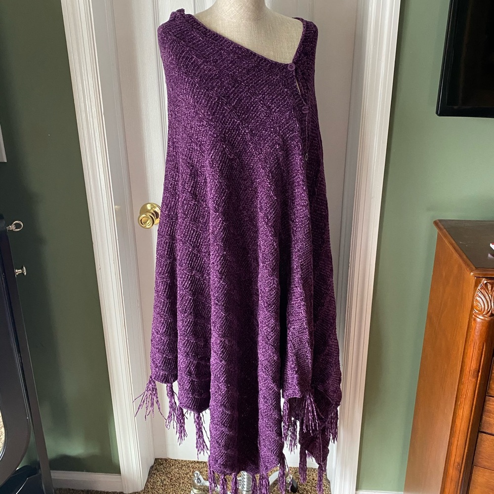 Lulalroe Purple Poncho